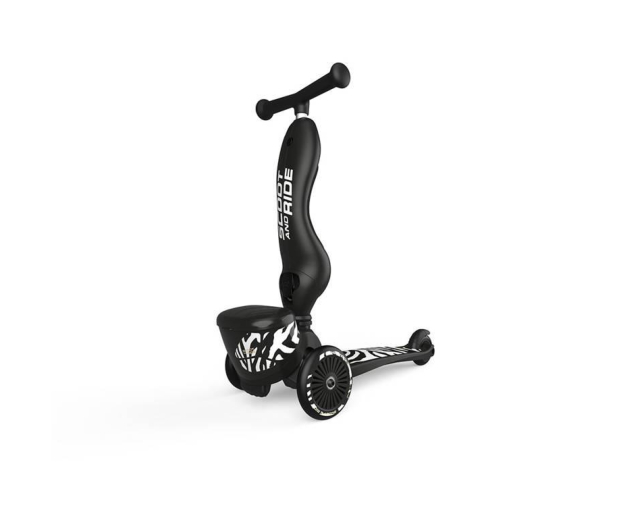 Scoot & Ride Highwaykick 1 Lifestyle Jeździk i hulajnoga 2w1 Zebra - 1109681 - zdjęcie 4